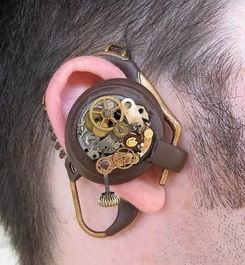 把耳蜗助听器戴出了时尚珠宝的感觉,这脑洞开的够大